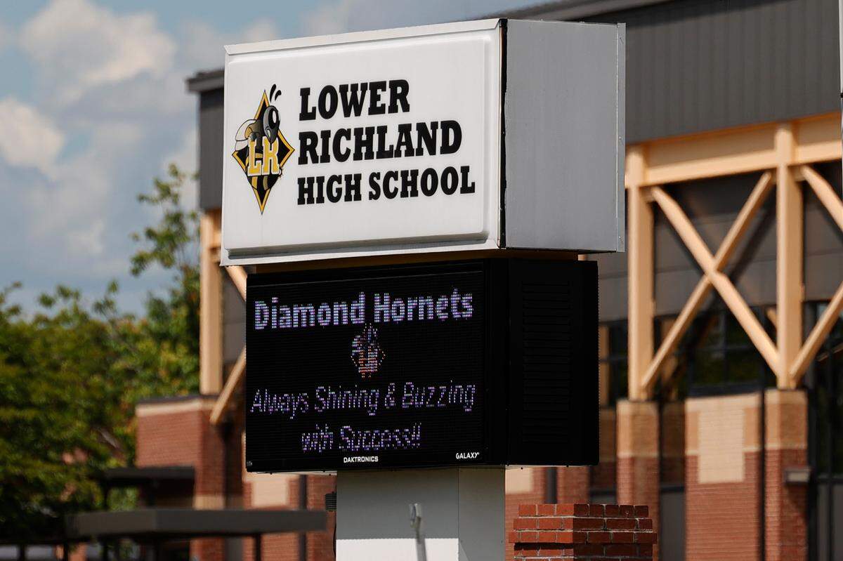 Lower Richland High School on Garners Ferry Road in Columbia.