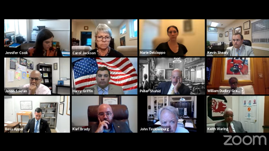 Charleston City Council members met on Sept. 14, 2021, where it considered whether to implement a city-wide mask mandate that would extend to schools, both public and private, as well as day cares.