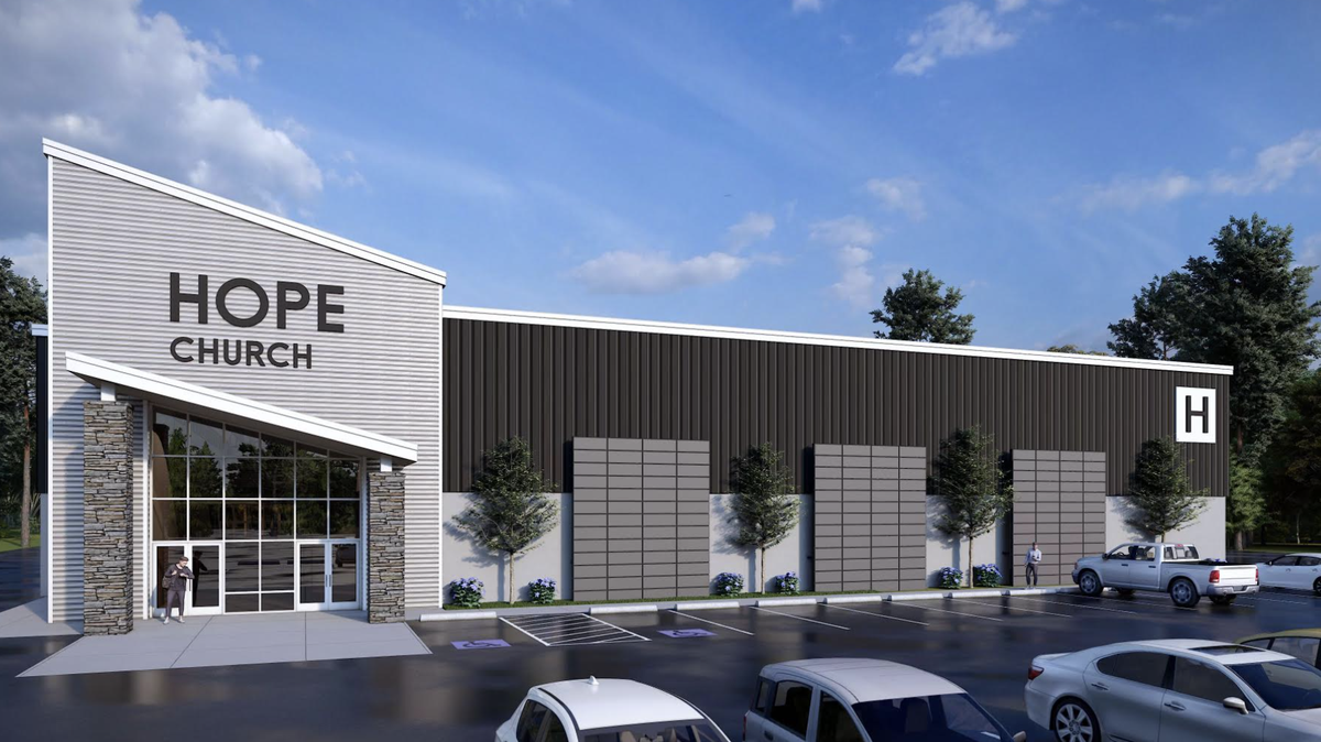The former strip club turned Hope Church will match the other SC church locations.