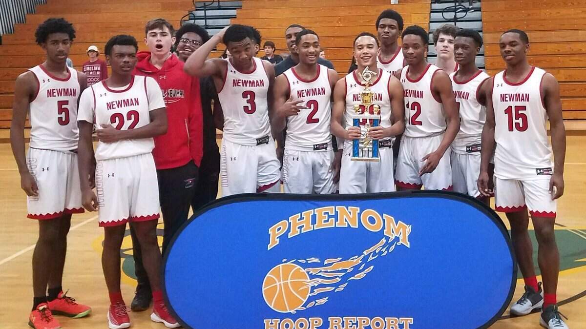 Cardinal Newman boys basketball team won the Palmetto Bracket championship at Phenom Winter Classic on Saturday, Dec. 22, 2018.