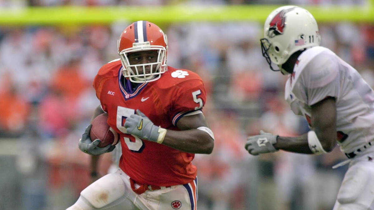 Former Clemson running back Yusef Kelly (5)