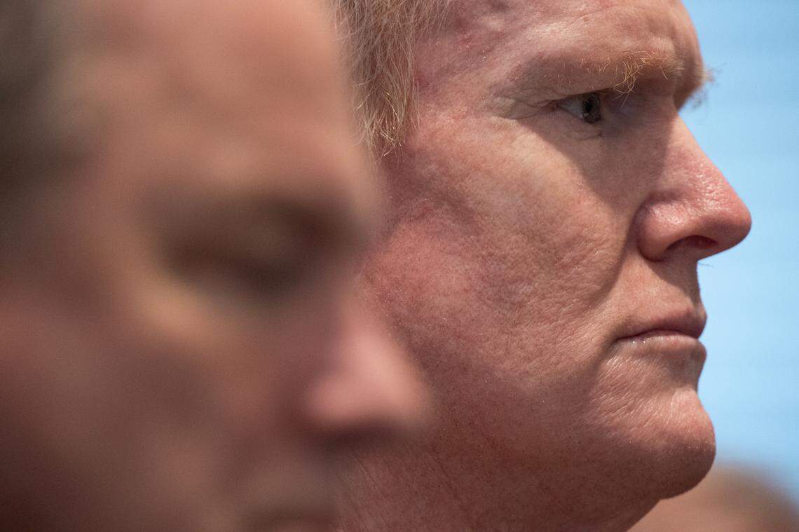 Alex Murdaugh is sentenced to two consecutive life sentences for the murder of his wife and son by Judge Clifton Newman at the Colleton County Courthouse on Friday, March 3, 2023. Joshua Boucher/The State/Pool