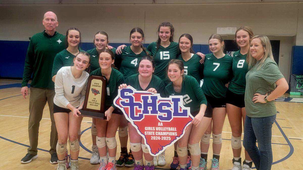North Central won the 2024 SC High School League Class 2A volleyball championship on Nov. 16, 2024.
