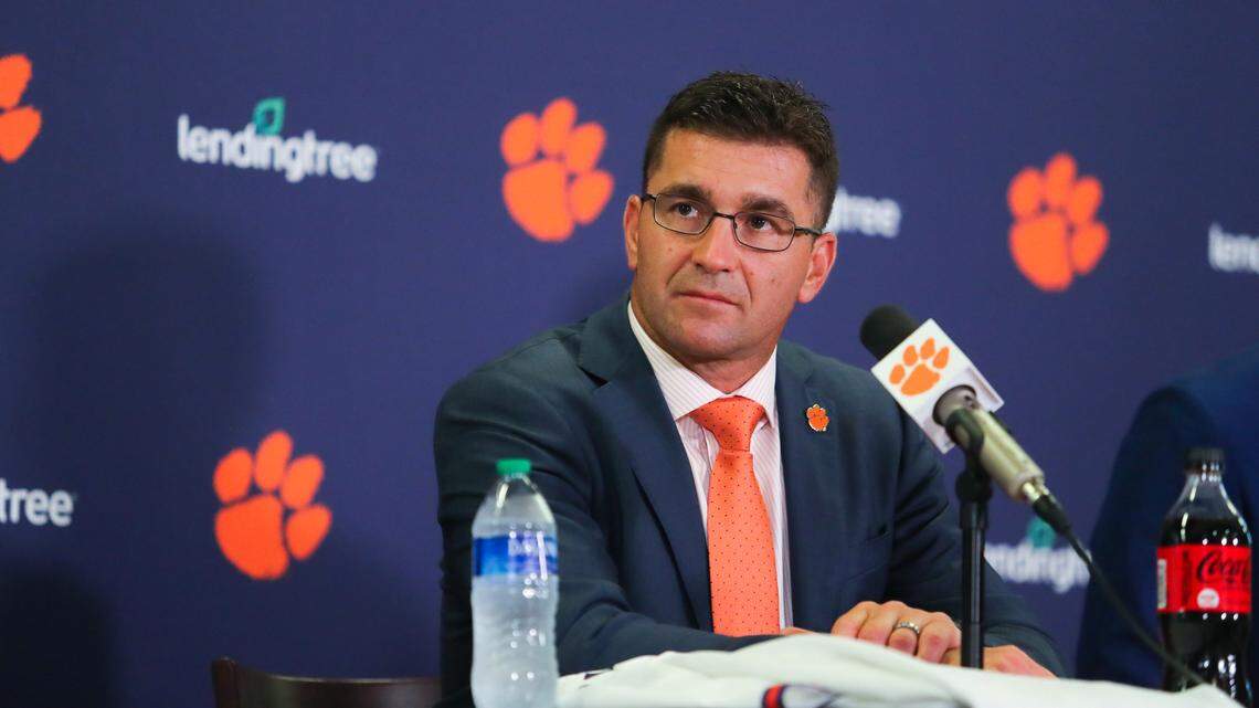 Clemson Tigers head baseball coach Erik Bakich