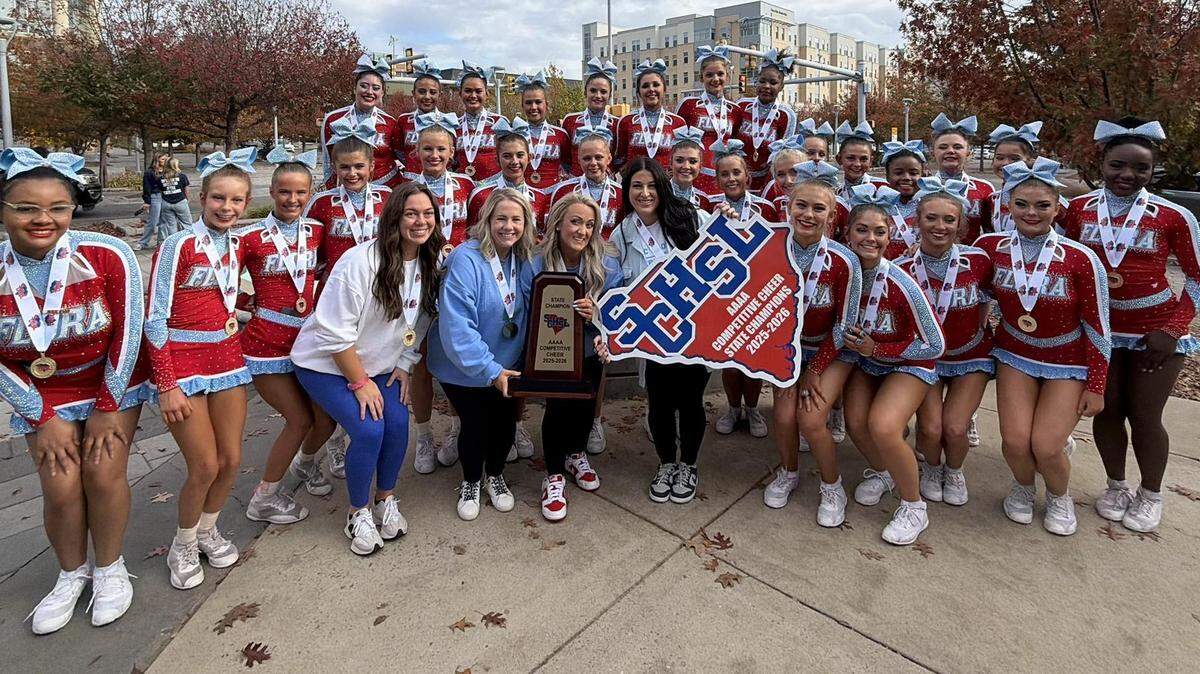 AC Flora wins the SC High School League Class 4A competitive cheerleading championship on Saturday, Nov. 22, 2025.