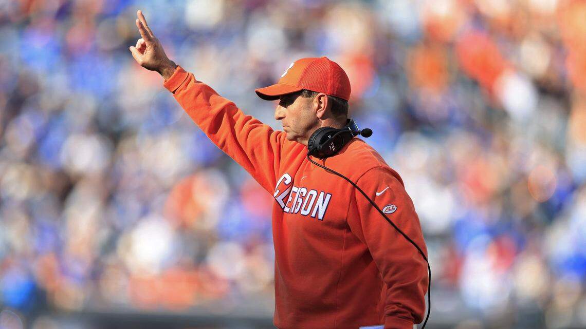 Dabo Swinney during the 2023 Gator Bowl