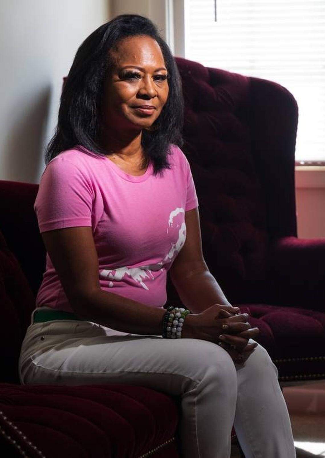 Dr. Deanna Brown Thomas is hoping to turn her grandfather’s home in suburban Augusta in a James Brown museum. She has described the legal fighting over her father’s estate as “pure hell.”