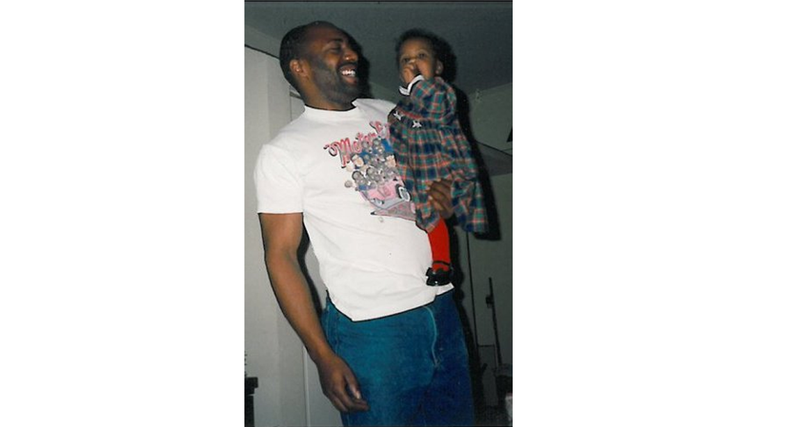 Richard Moore with his daughter Alexandria prior to his arrest on Sept. 16, 1999.