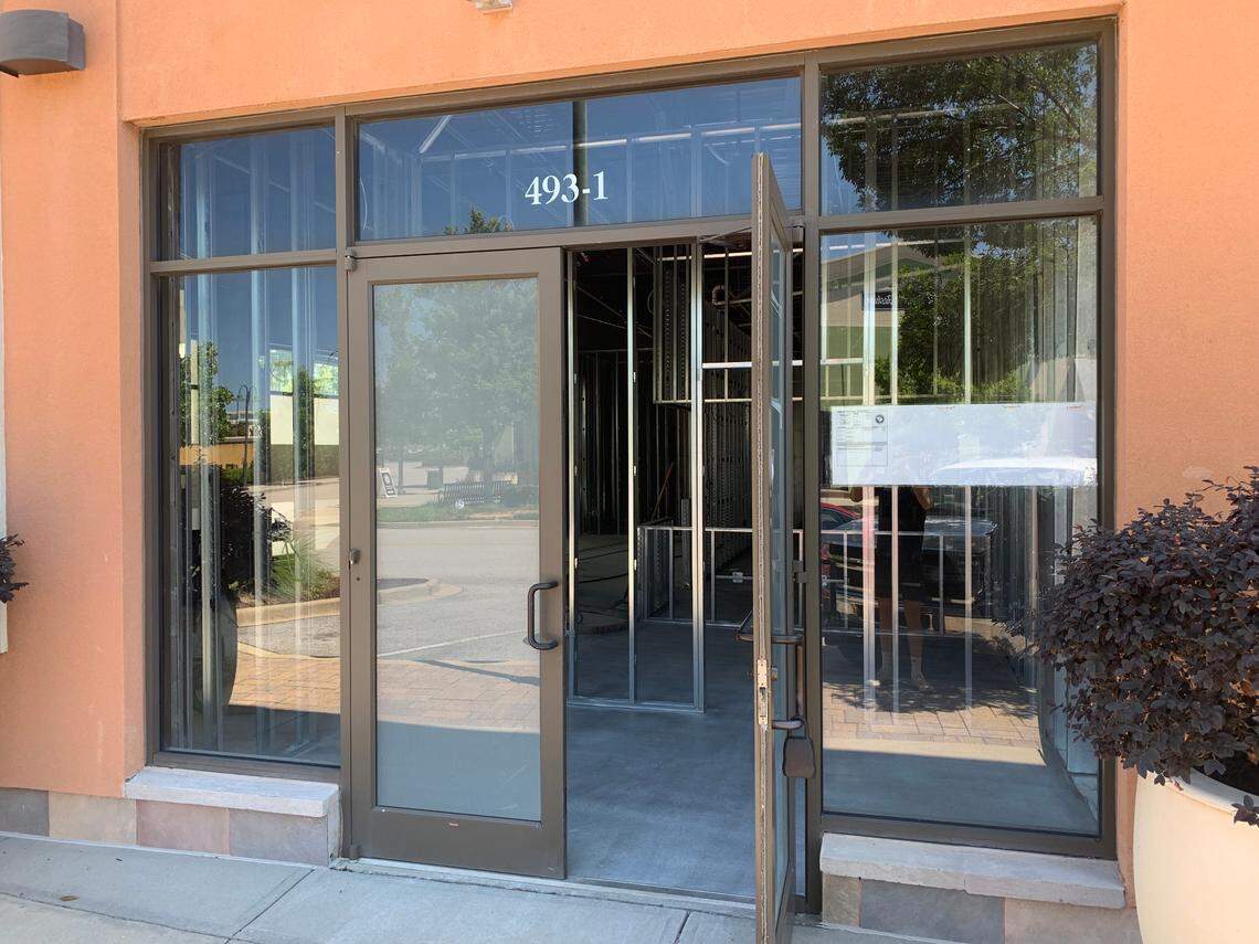 Construction is currently taking place at Menkoi Ramen House’s new Sandhill location.