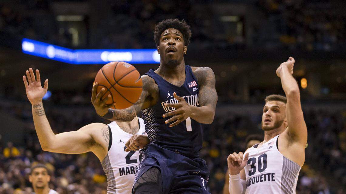 Former Georgetown Hoyas guard Tre Campbell transferred to South Carolina on May 8, 2018.