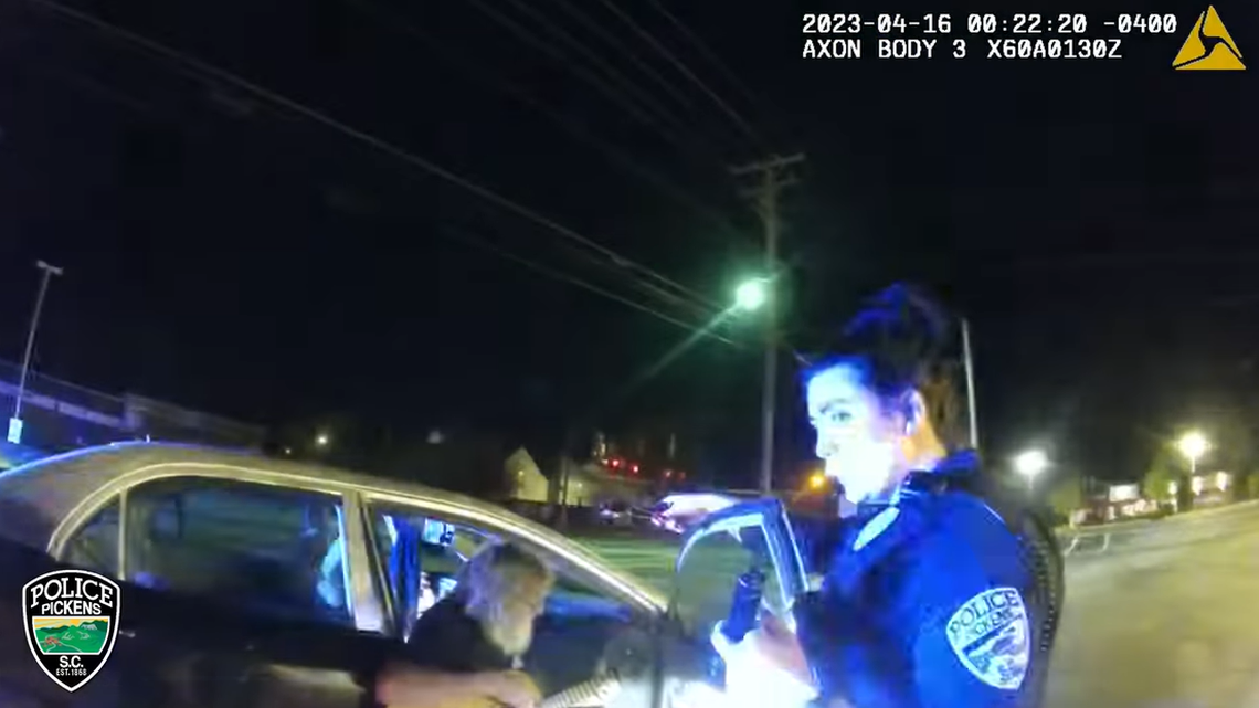 Police said the man played “the spoons, a saw, and guitar” after being stopped.