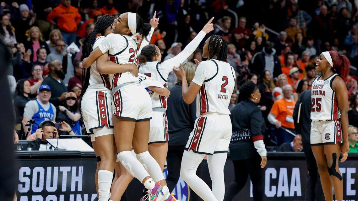 Final Four bound! No. 1 South Carolina ousts Oregon State in NCAA Elite 8 round