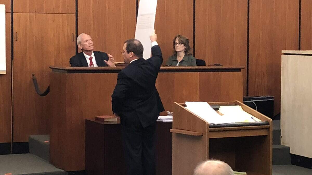 Ex-SC Rep. Jim Harrison was grilled by special prosecutor David Pascoe last month on the witness stand