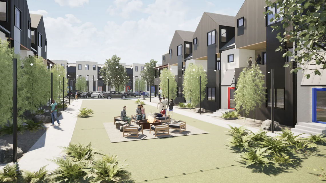 University Capital Partners wanted to build work spaces, shops, entertainment, and hundreds of homes as well as open areas and trails.