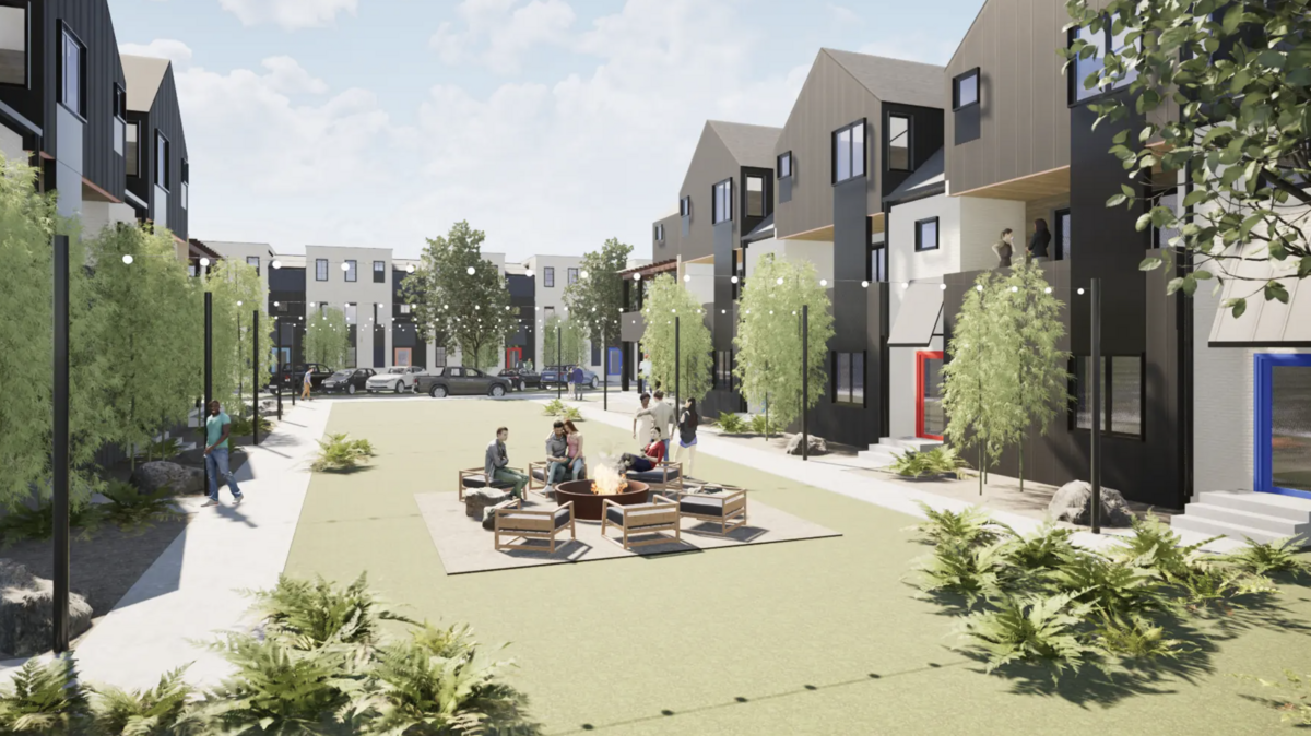 University Capital Partners wanted to build work spaces, shops, entertainment, and hundreds of homes as well as open areas and trails.