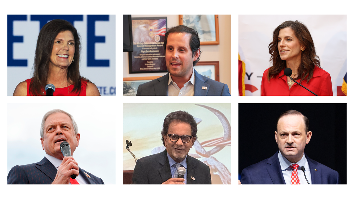 Republican candidates for South Carolina Governor include, from top left, Pamela Evette, Josh Kimbrell, Nancy Mace, Ralph Norman, Rom Reddy and Alan Wilson.