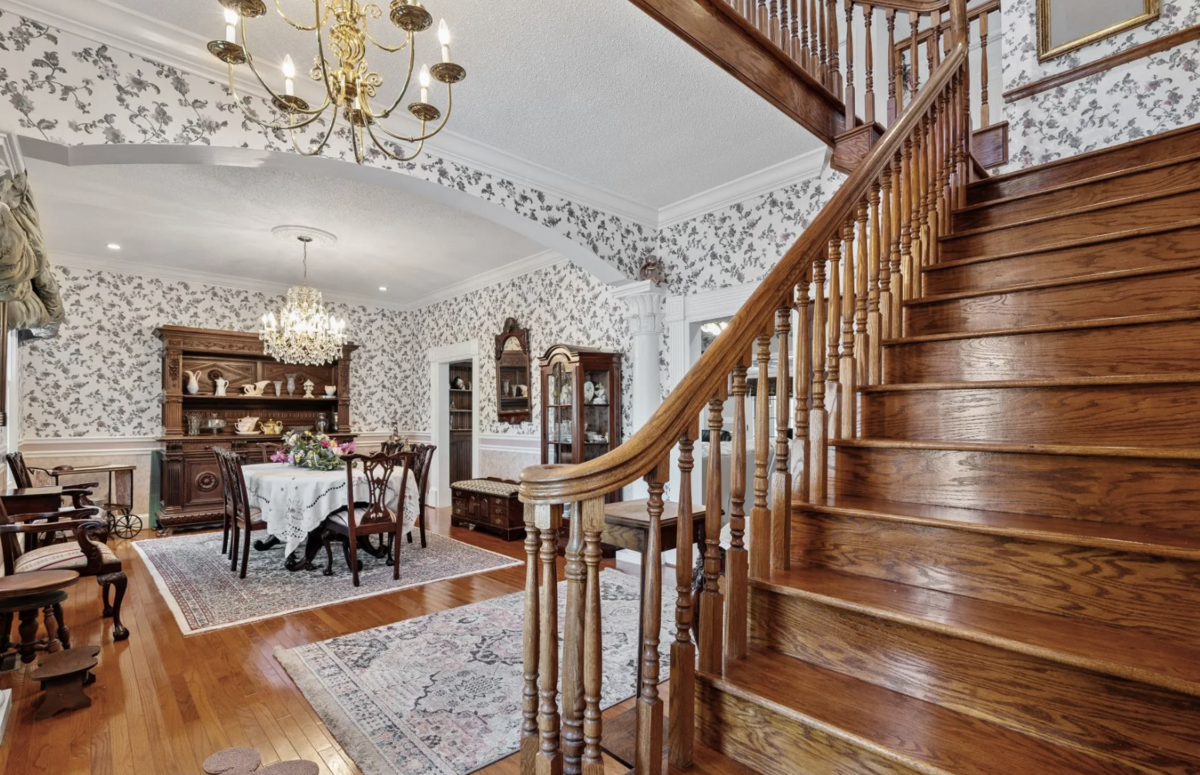 The large rooms are perfect for family gatherings.