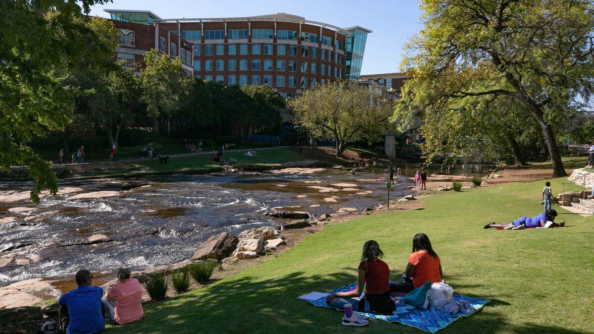 Greenville was recognized for its food scene.