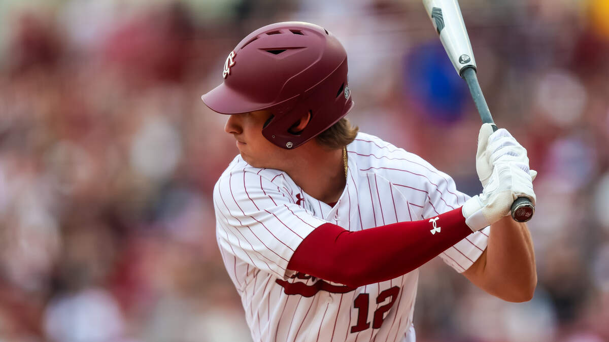 South Carolina baseball’s Tyler Causey (12)