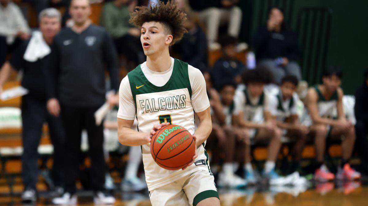 Ben Lippen boys basketball player Braysen Stockman