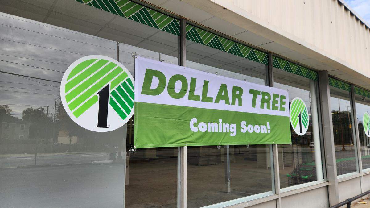 The Dollar Tree at 2001 Rosewood Drive is working on reopening after being damaged by a fire in April.