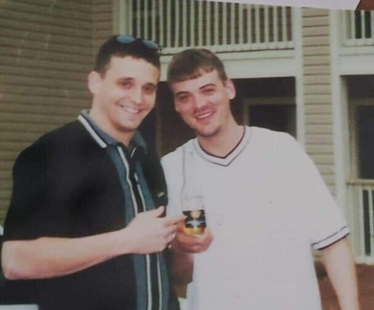Best friends Marvin NeSmith (left) and Will Limerick (right) in an undated photo from the mid-1990s or early 2000s
