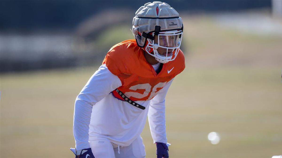 Linebacker T.J. Dudley appeared in four games for Clemson football in 2022.