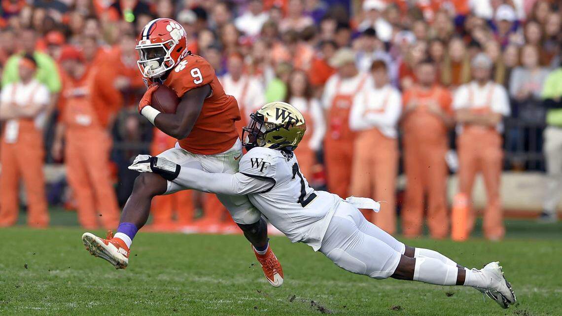 He played football at Columbus High and Wake Forest. Here’s how he did in the NFL Combine.