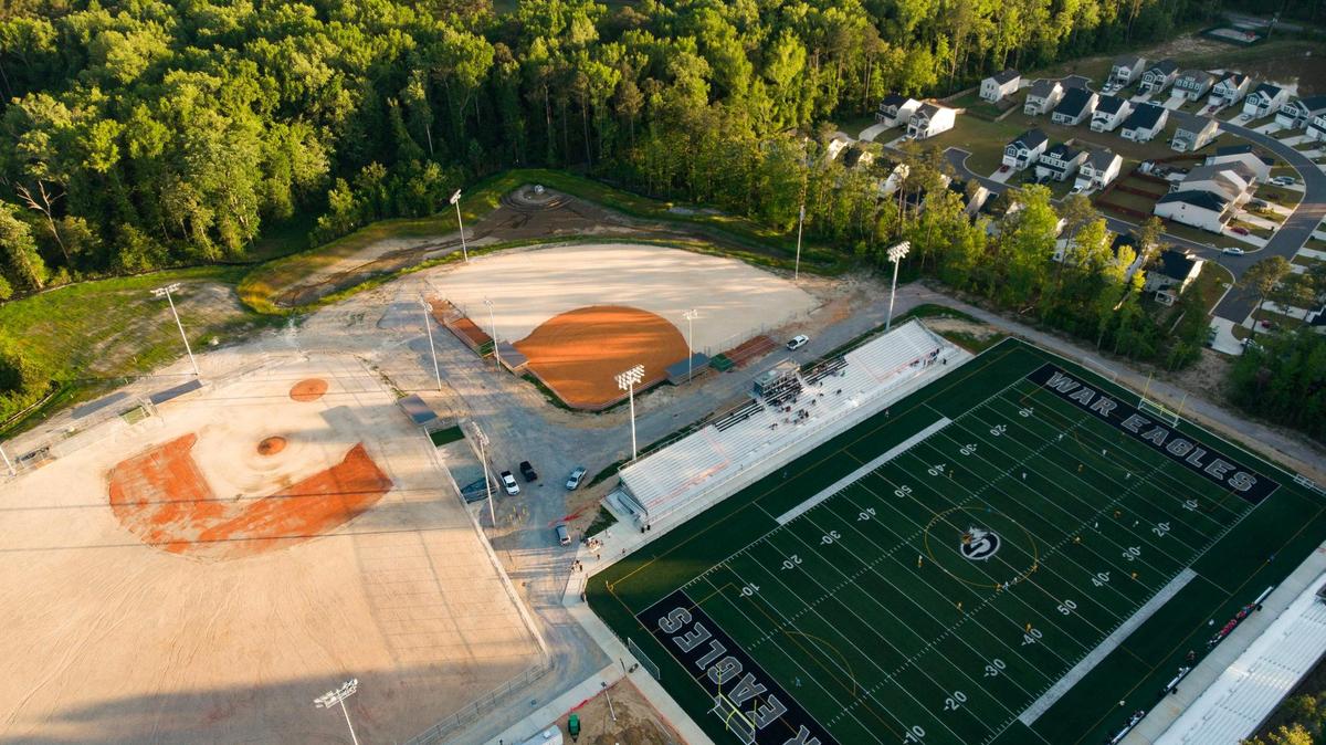 Gray Collegiate Academy has built a new on-campus gymnasium and football/soccer fields, and the school is adding softball and baseball fields in time for the 2023-24 school year.