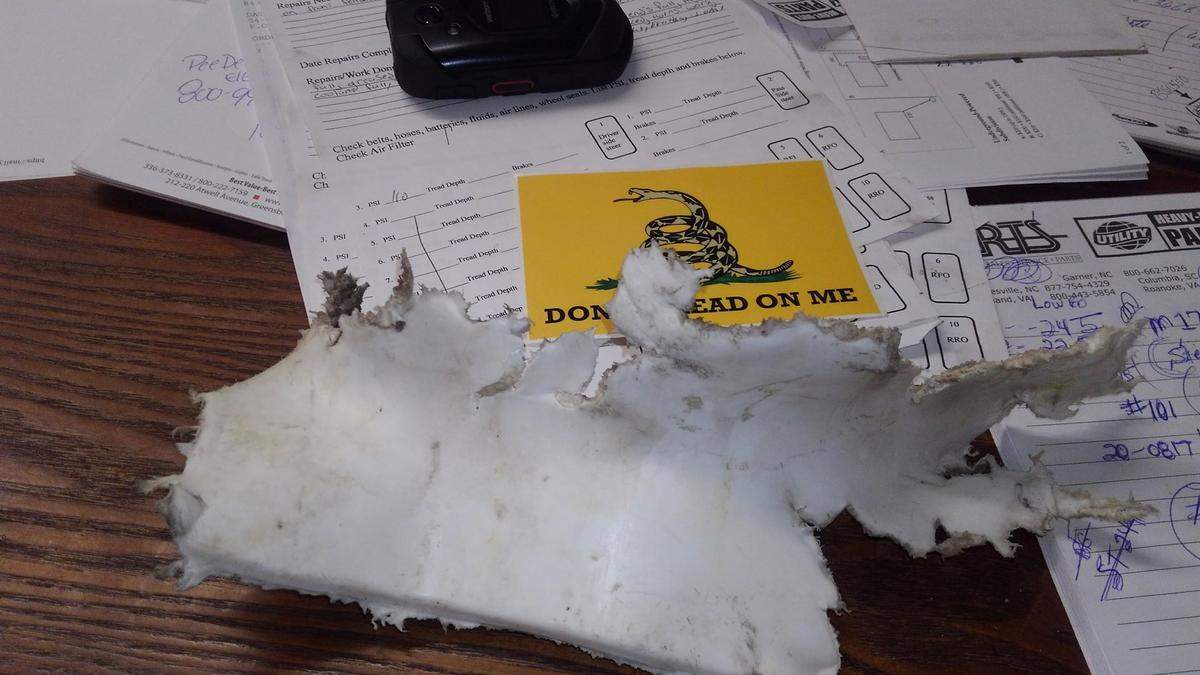 An after image of the YETI cooler