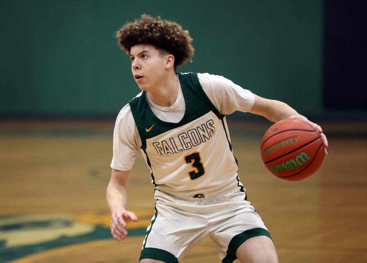 Ben Lippen boys basketball player Maddox Stockman