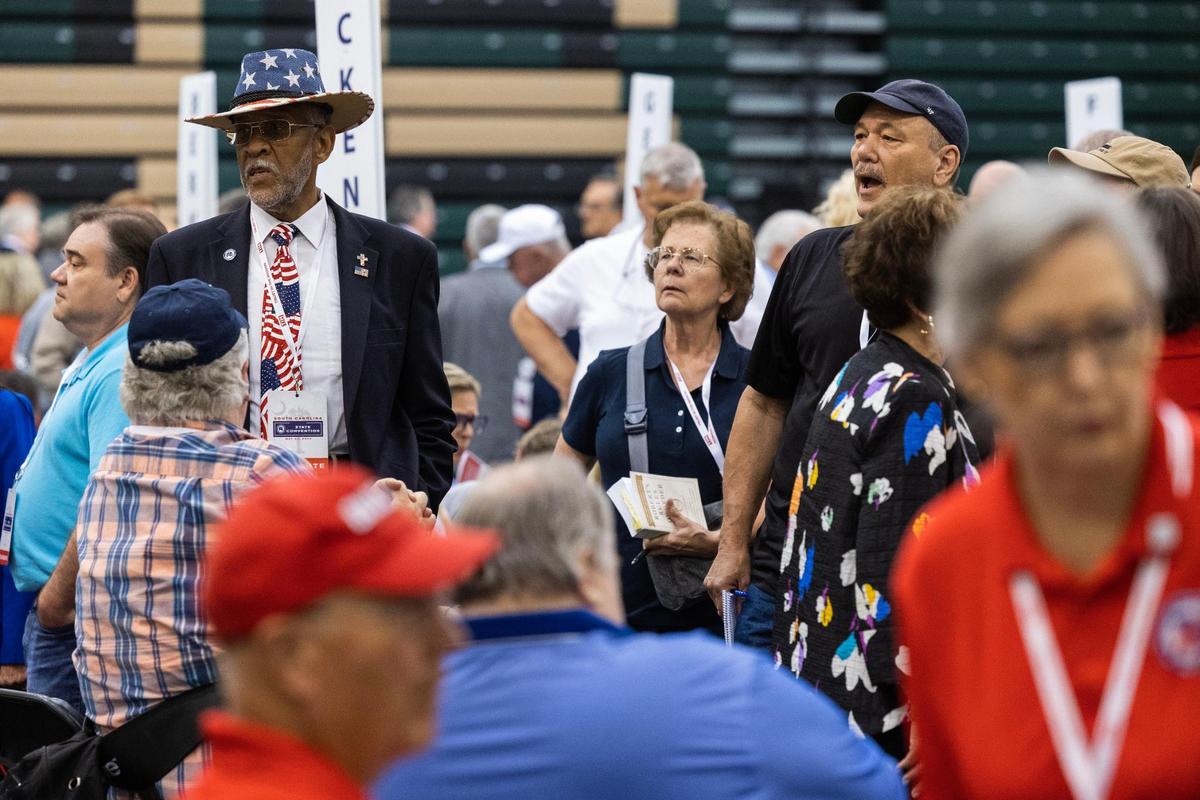 The South Carolina Republican Party State Convention at River Bluff High School on Saturday, May 20, 2023.