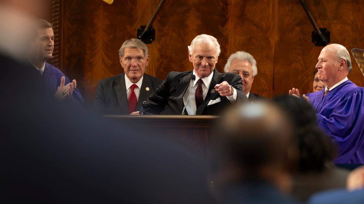 S.C. Gov. Henry McMaster delivers his State of the State address during a joint session of the legislative delegation on Wednesday Jan. 29, 2025.
