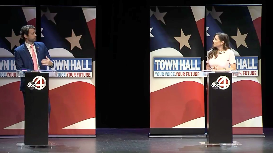In final SC congressional debate, Nancy Mace and Joe Cunningham try to avoid Trump