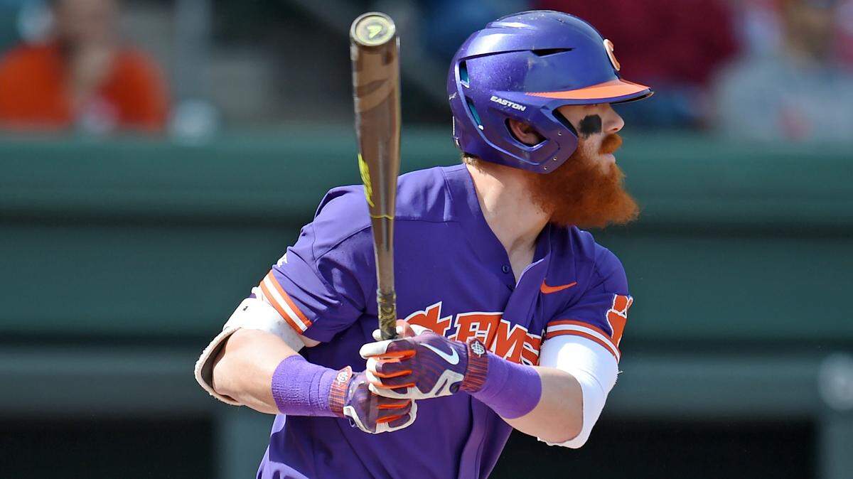 Clemson senior Grayson Byrd (4)