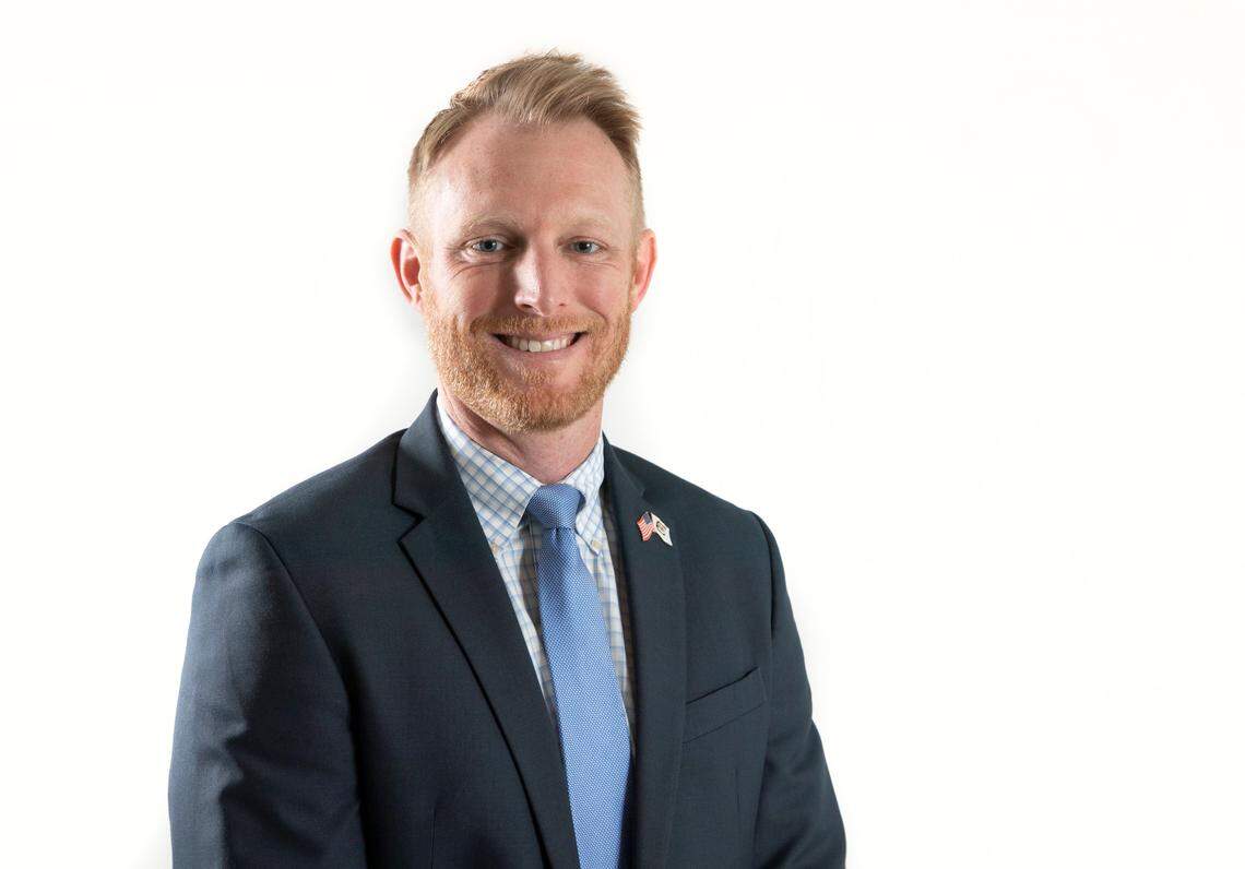 Jared Evans poses for a portrait at The State Newspaper on Wednesday, February 12, 2020.