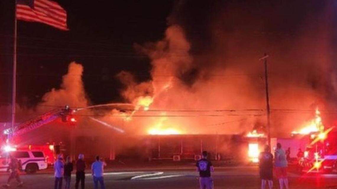 A look at a fire in West Columbia.