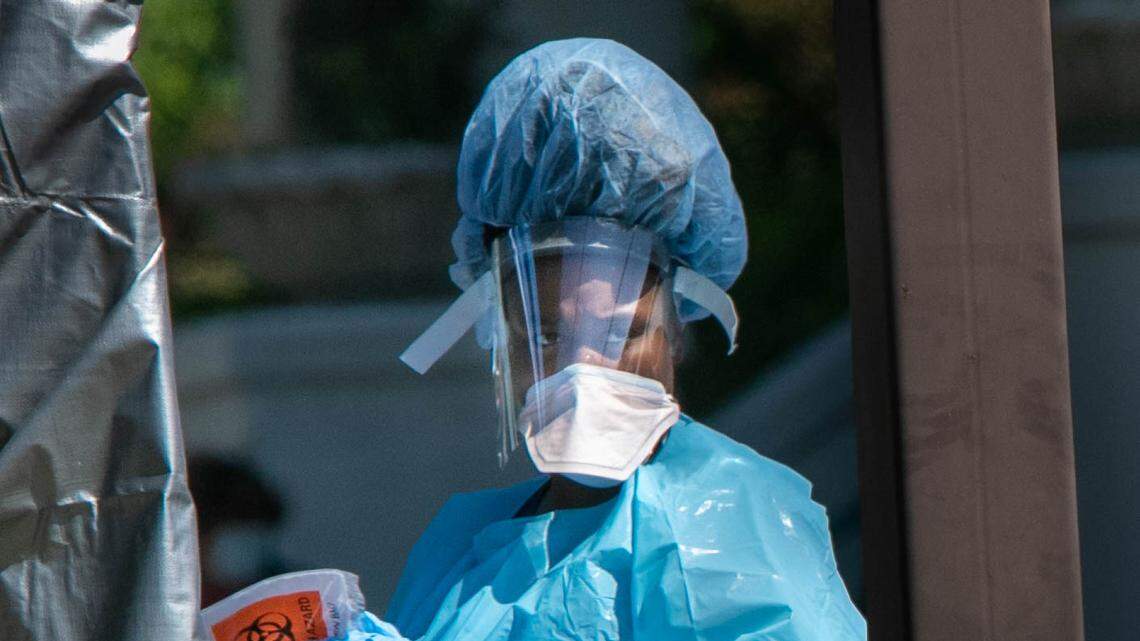 In order to bring COVID-19 testing to the 29203 zip code, MUSC set up drive-thru testing at Eau Claire High School. As of Monday, the S.C. Department of Health and Environmental Control reported 75 positive cases out of a possible 536 in ZIP code 29203. 4/29/20