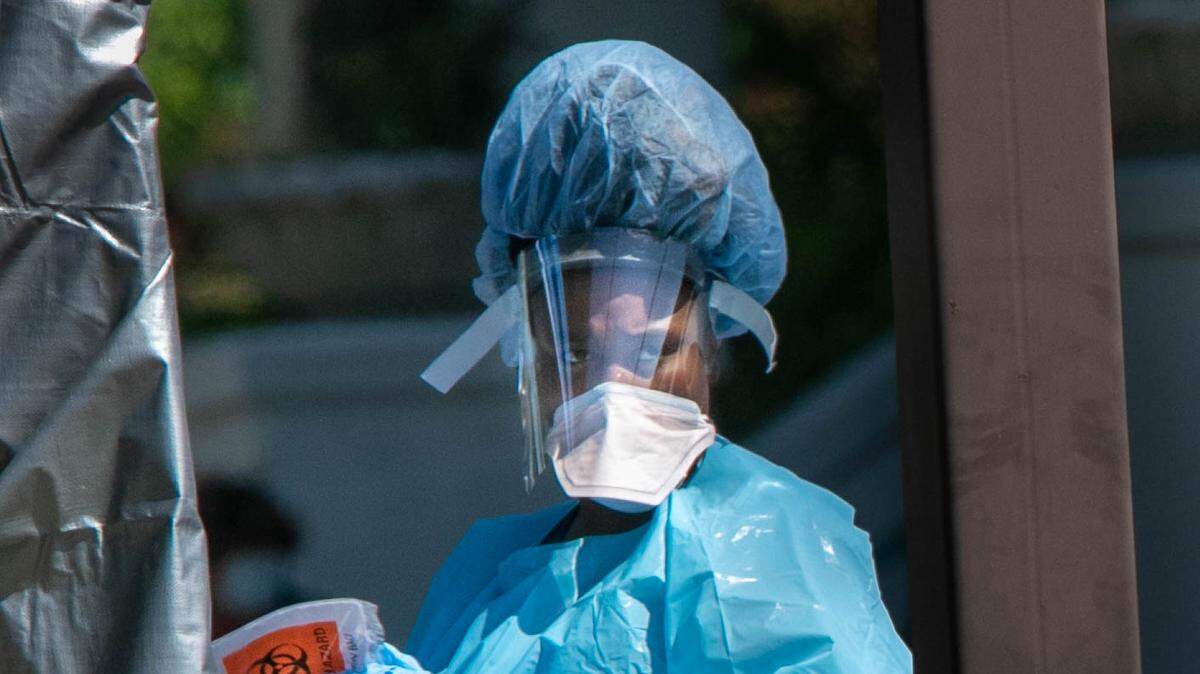 In order to bring COVID-19 testing to the 29203 zip code, MUSC set up drive-thru testing at Eau Claire High School. As of Monday, the S.C. Department of Health and Environmental Control reported 75 positive cases out of a possible 536 in ZIP code 29203. 4/29/20