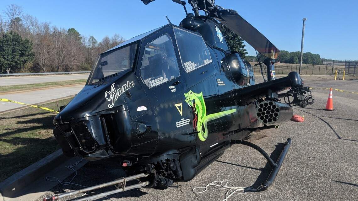 Alleged drunk driver crashes into historic Army attack helicopter at Columbia airport