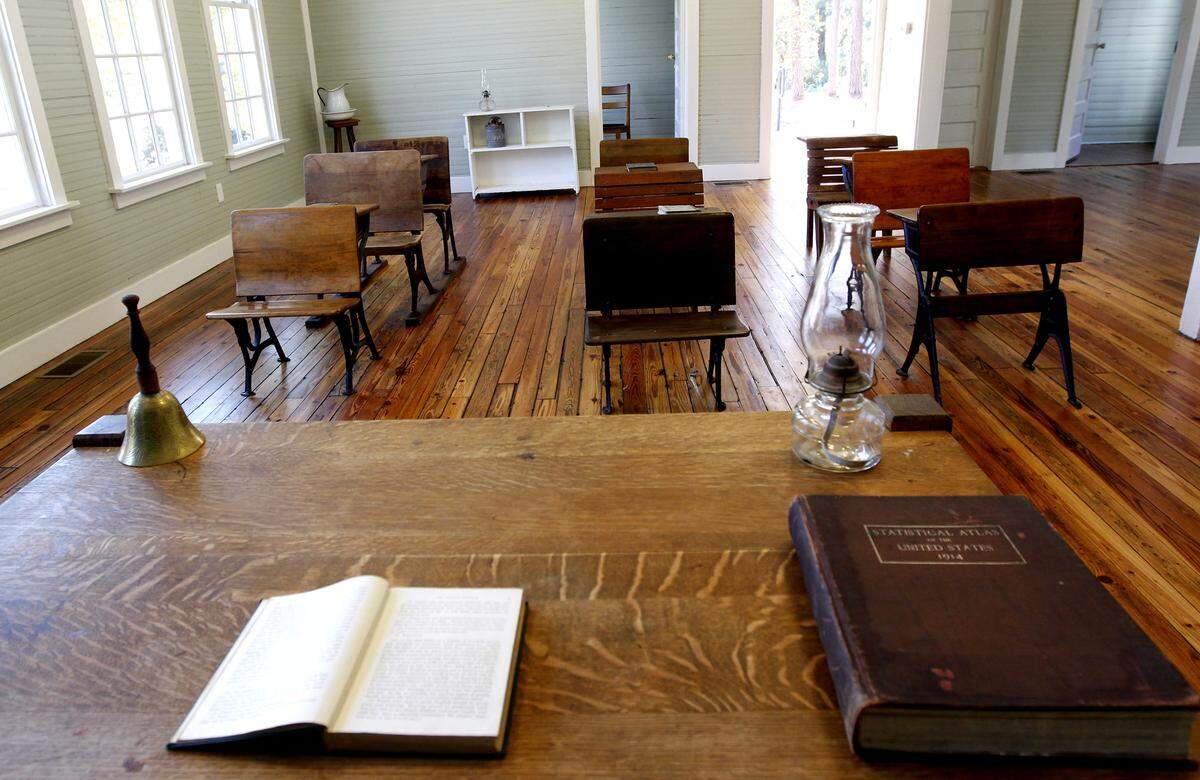 The Rosenwald school build in the Pine Grove Community has been preserved by the Richland County Recreation Commission, to be used as a community museum. The school was built in 1923.