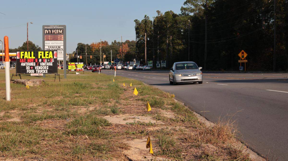 Two Notch Road near Spears Creek Church Road has been recently resurfaced. Plans in 2012 were to improve Two Notch Road between Alpine and Spears Creek Church Roads.