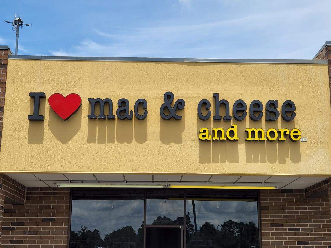An I Heart Mac & Cheese restaurant is being prepped in the shopping center at the corner of Emanuel Church Road and Platt Springs Road in West Columbia.