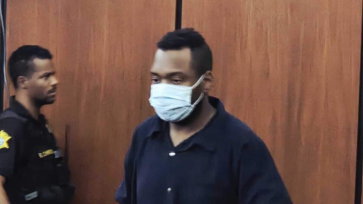 Sulaymaan Benoit arrives at a bond hearing at the Richland County Courthouse on Nov. 19, 2025.