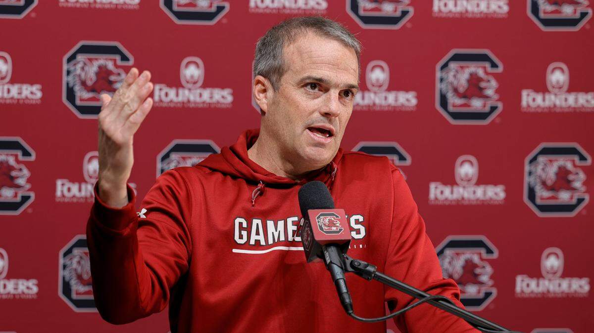 South Carolina football coach Shane Beamer