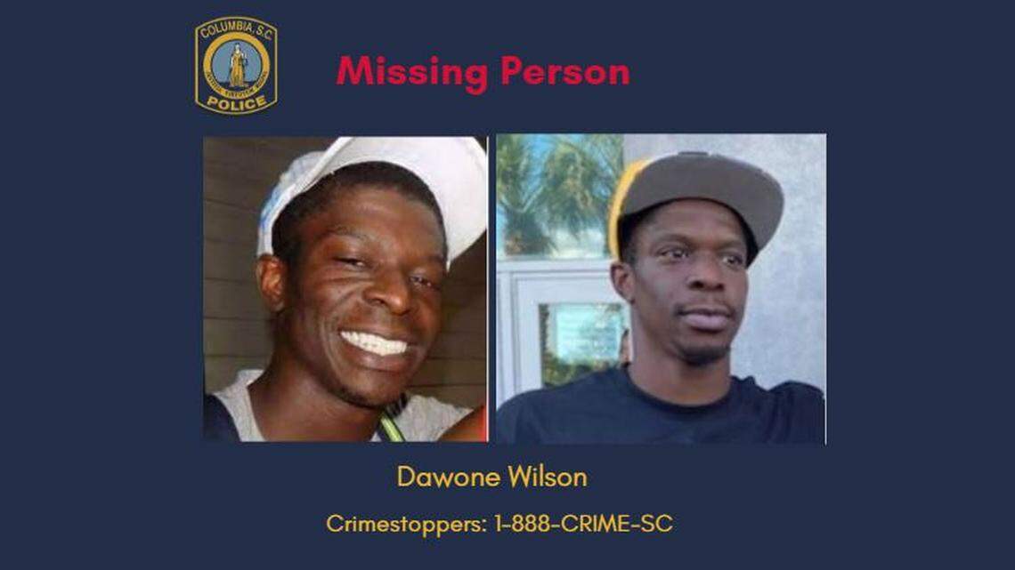 Columbia Police are looking for Dewone Wilson, 34, whose family hasn’t heard from him since April 2025.