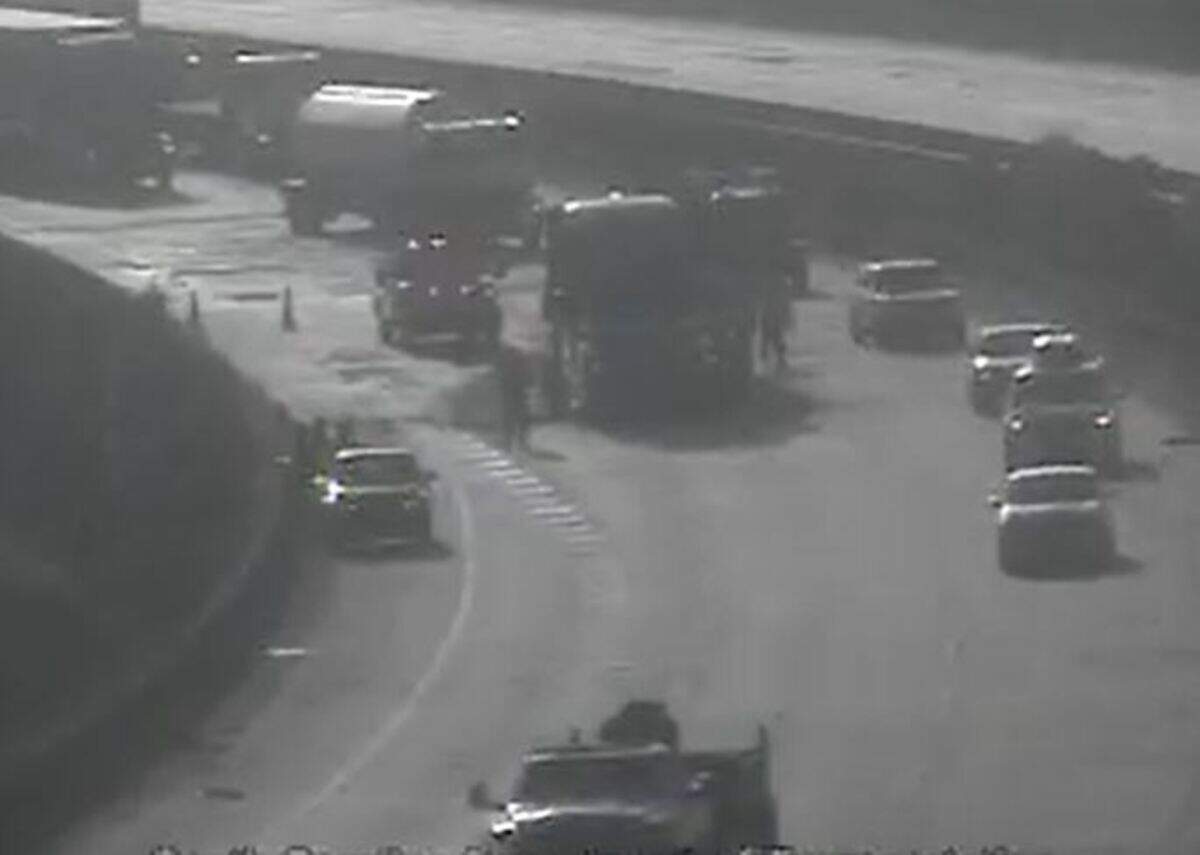 A crash caused delays on an interstate in the Midlands.
