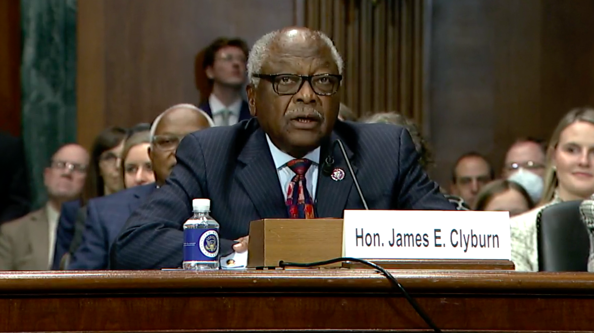 Congressman Jim Clyburn at a Sentence Judiciary Committee hearing on Nov. 15, 2022 in Washington, D.C.