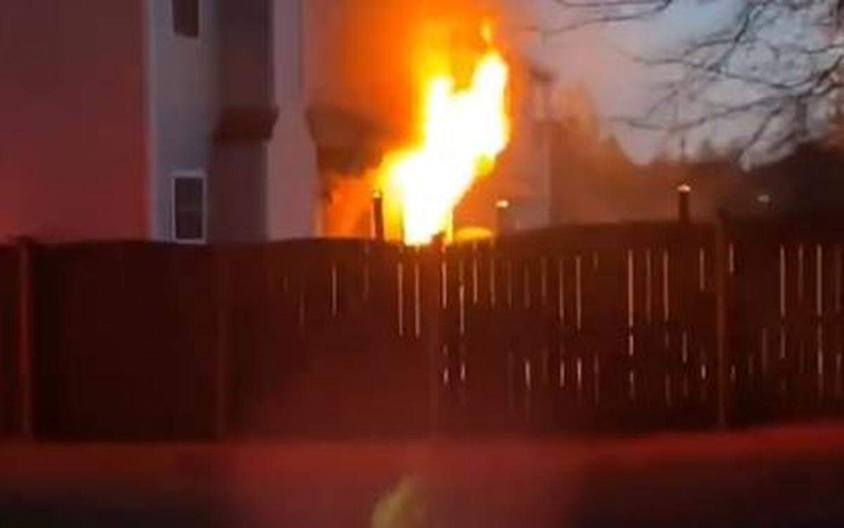 The Columbia Fire Department battled a blaze that left several people without a home.