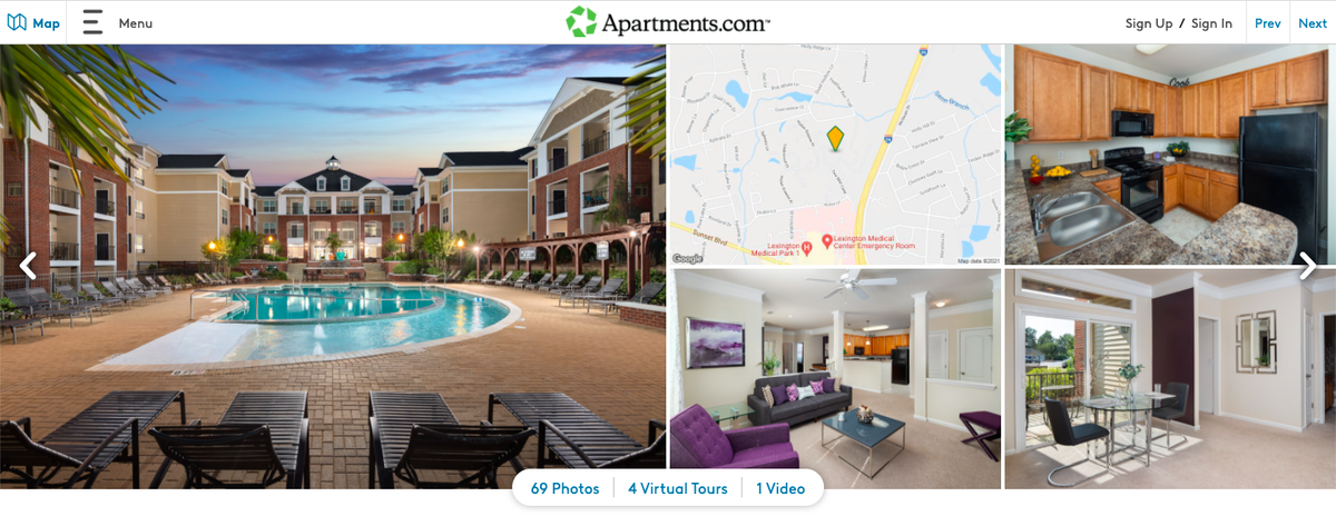 Abberly Village Apartment Homes is located at 1000 Abberly Village Circle in West Columbia.